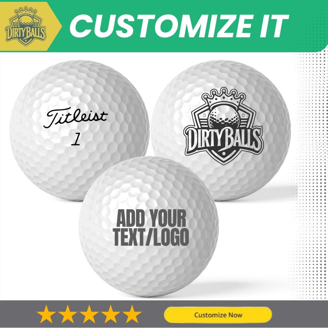 DIRTY BALLS - Titleist Pro V1 ® - Custom Logo Golf Balls