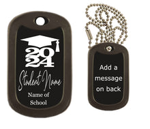 Load image into Gallery viewer, Class of 2024 Dog Tag Necklace