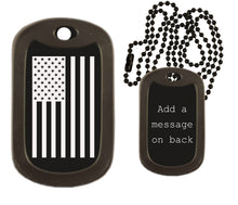 Load image into Gallery viewer, American Flag Dog Tag Necklace