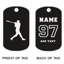 Load image into Gallery viewer, Baseball Dog Tag Necklace
