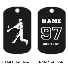 Load image into Gallery viewer, Baseball Dog Tag Necklace