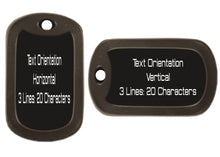 Load image into Gallery viewer, Insert Your Own Logo Dog Tag Necklace