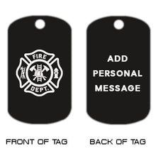 Load image into Gallery viewer, Firefighter Dog Tag Necklace