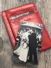 Load image into Gallery viewer, Love Wallet Card - Personalized metal wallet card with text, photo, and even your own handwritten message.