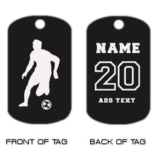 Load image into Gallery viewer, Soccer Dog Tag Necklace