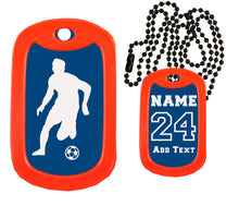 Load image into Gallery viewer, Soccer Dog Tag Necklace
