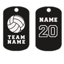 Load image into Gallery viewer, Volleyball Dog Tag Necklace